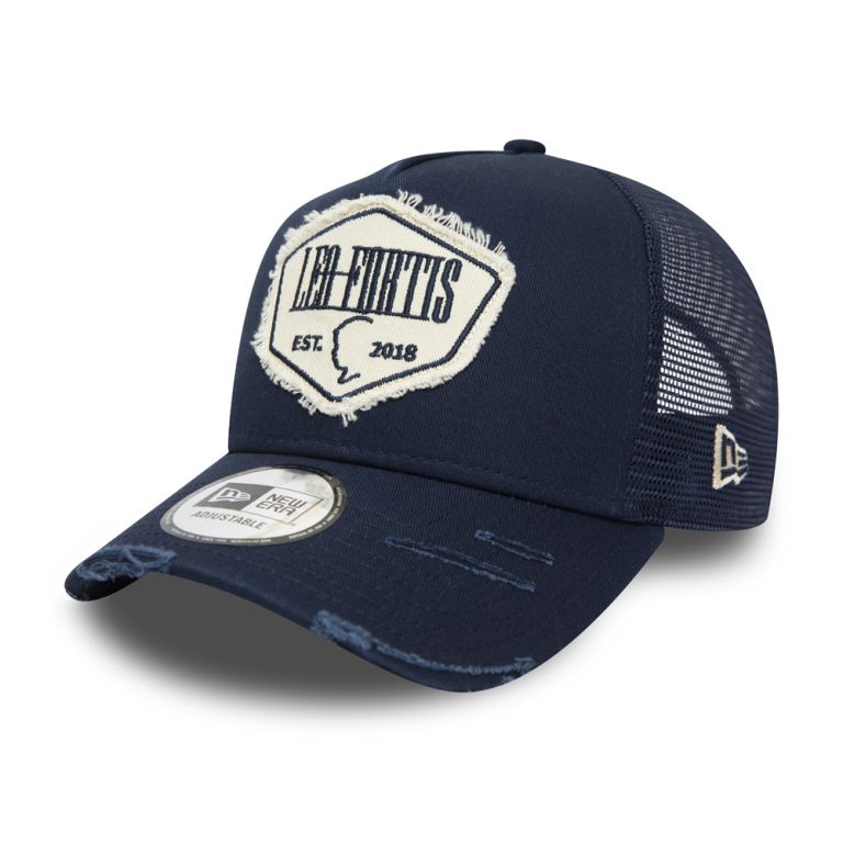 Gorras New Era Truckers Azules - Leo Fortis Patch 75603TLDS